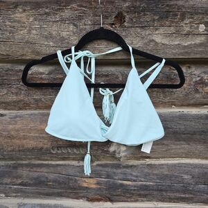 Abercrombie & Fitch Women's Mint Bikini Top, Size Large